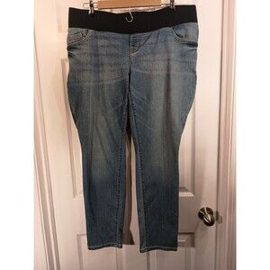 Old Navy Pull On Jeans Size 16 Stretch Waist Skinny